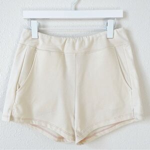 American Giant Cotton Modal Lounge Shorts Cream Size Medium Neutral Comfy